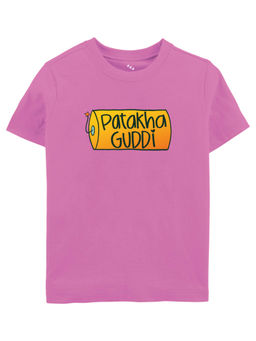 Zeezeezoo - Pathaka Guddi Printed T-shirt - Pink