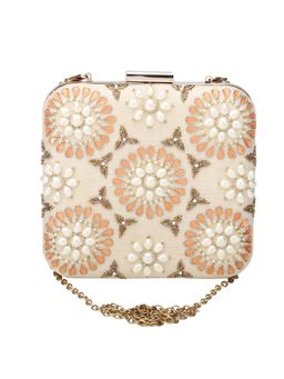 The Purple Sack - Multi-Color Embroidered Clutch