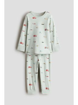 H&M - Boys Multi-Color Printed Cotton Pyjamas