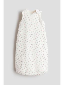 H&M - Girls White Printed Sleep Bag Tog 2.5
