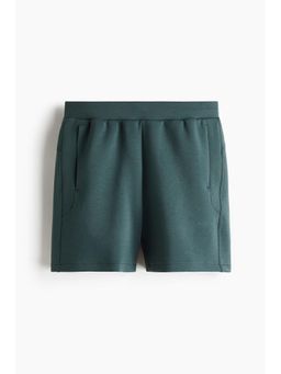 H&M - Men Green Sports Scuba Shorts With Drymove