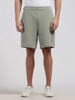 Calvin Klein - Regular Fit Logo Mid Rise Grey Short
