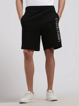 Calvin Klein - Regular Fit Logo Mid Rise Black Short