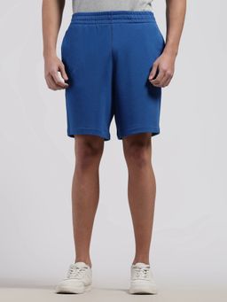 Calvin Klein - Relaxed Fit Solid Mid Rise Blue Short
