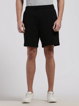 Calvin Klein - Relaxed Fit Solid Mid Rise Black Short