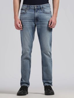 Calvin Klein - Mid-Wash Slim Fit Mid Rise Blue Jean
