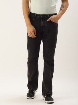Bene Kleed - Men Black Rigid Bootcut Denim Jeans