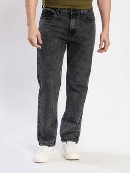 Bene Kleed - Men Charcoal Relaxed Fit Denim Jeans