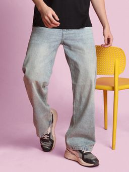 Bene Kleed - Men Blue Tinted Relaxed Jeans
