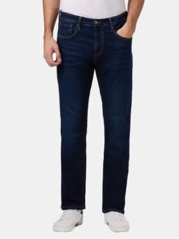 Pepe Jeans - Men Navy Blue Straight Fit Solid Jeans