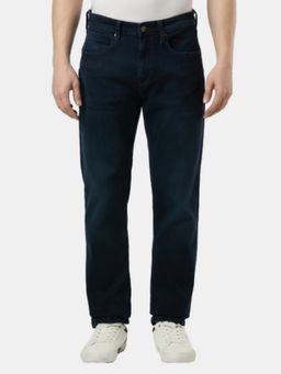 Pepe Jeans - Men Navy Blue Straight Fit Solid Jeans