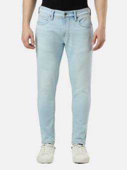 Pepe Jeans - Men Blue Skinny Fit Solid Jeans