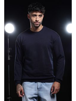 Eszett - Solids Navy Blue Sweatshirt