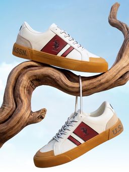 U.S. POLO ASSN. - MASON|Red Stylish Casual Sneaker shoes for Men