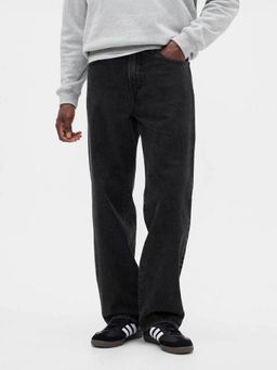 GAP - Black Men's Wide-Leg Jeans