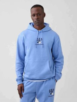 GAP - Blue Men's Logo Full Sleeve Hoodies