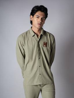 HOP HEAD - Pista Waffle Button Down Shirt