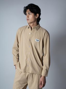 HOP HEAD - Sand Corduroy Full Sleeve Shirt