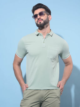 CRIMSOUNE CLUB - Mens Green Polo T-Shirt