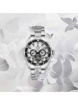 Daniel Klein - Men Silver Dial Skeleton Casual Watch (DK.1.13754-1) (M)