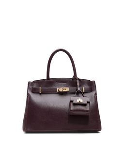 Call It Spring - Lemercier Womens Open Brown Satchel with Detachable Strap