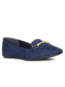 Bata - Blue Women Slip-On Loafers