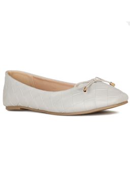 Bata - Grey Women Slip-On Ballerinas