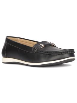 Bata - Black Women Slip-On Loafers
