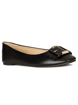 Bata - Black Women Slip-On Ballerinas