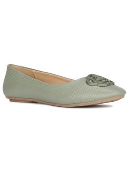 Bata - Green Women Slip-On Ballerinas