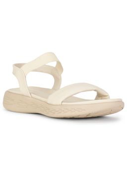 Bata - Beige Women Slip-On Sandals