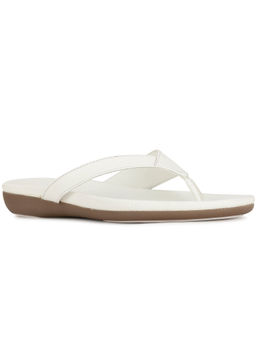 Bata - White Women Slip-On Flats