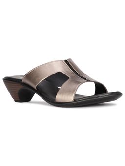 Bata - Metallic Women Slip-On Heels