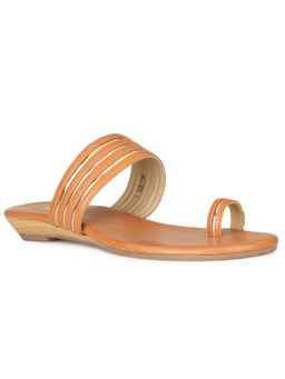 Bata - Tan Women Slip-On Flats