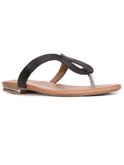 Bata - Black Women Slip-On Flats