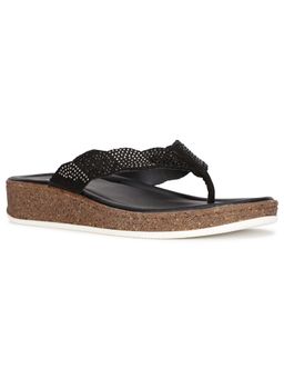 Bata - Black Women Slip-On Sandals