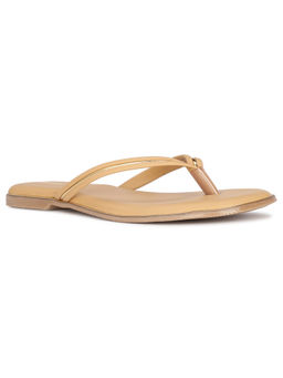 Bata - Tan Women Slip-On Flats