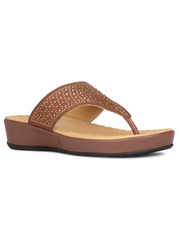 Scholl - Brown Women Slip-On Sandals