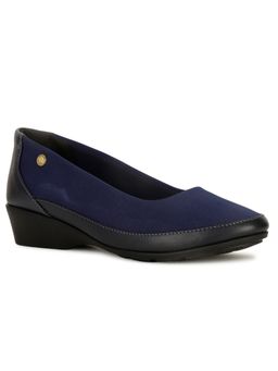 Bata - Navy Blue Women Slip-On Heels