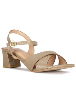 Bata - Khaki Women Buckle Heels