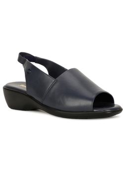 Bata - Navy Blue Women Slip-On Heels