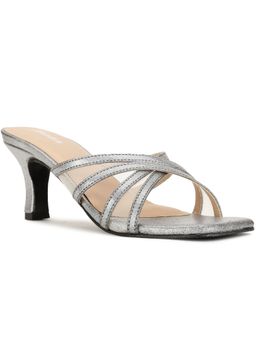 Bata - Silver Women Slip-On Heels