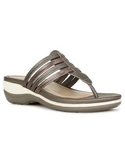 Hush Puppies - Grey Women Slip-On Sandals