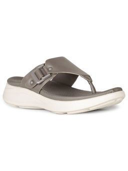 Bata Comfit - Grey Women Slip-On Sandals