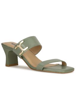 Bata - Green Women Slip-On Heels