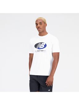 New Balance - Men's White T-shirt