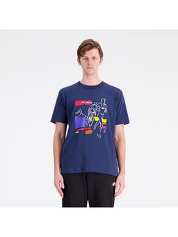 New Balance - Men's Navy Blue T-shirt