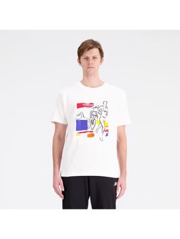 New Balance - Men's White T-shirt