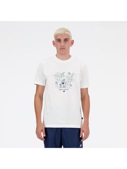 New Balance - Men's White T-shirt