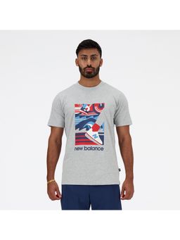 New Balance - Men's Grey T-shirt
